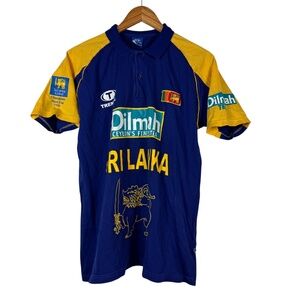 Vintage Sri Lanka Jersey Polo Shirt Men’s M Cricket World Cup Trendy 1996 90s